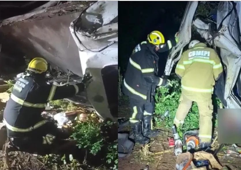 Caminhoneiro morre após ficar 13 horas preso às ferragens na PI-236.