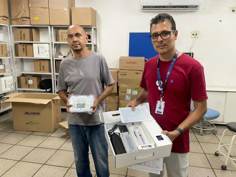 FMS de Teresina recebeu nesta terça-feira (14) um conjunto de novos equipamentos destinados às Unidades Básicas de Saúde (UBS), como parte do novo PAC Saúde, iniciativa do Ministério da Saúde.