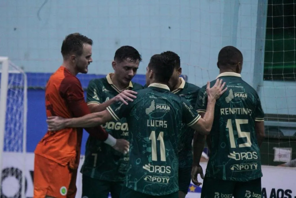 Pelas Oitavas da Copa do Brasil de Futsal o Atlético Piauiense empatou em 1x1 com Apodi-RN e decide vaga em Teresina.