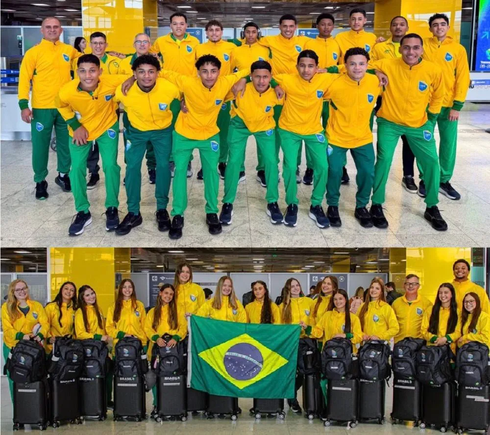 Equipe piauiense representa o Brasil no Campeonato Mundial Escolar de Handebol na Europa.
