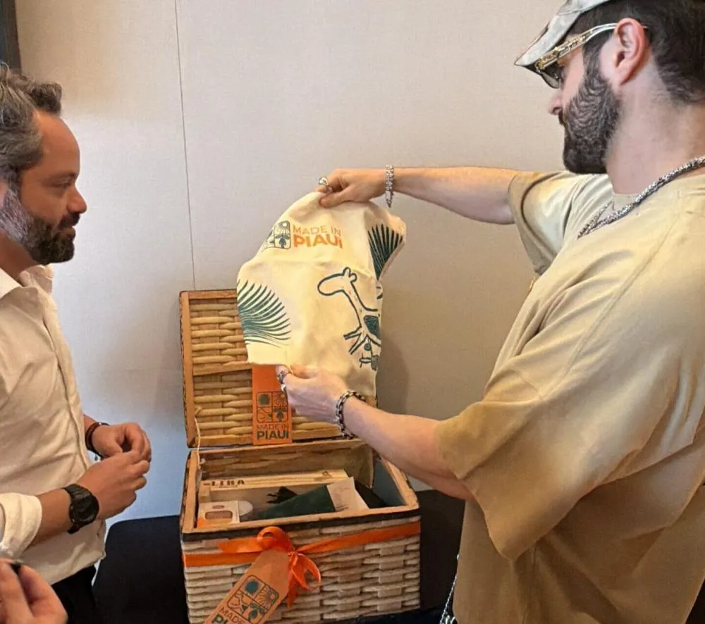 Made In Piauí: produtos piauienses ganham visibilidade nacional com entrega de cesta para o DJ Alok.