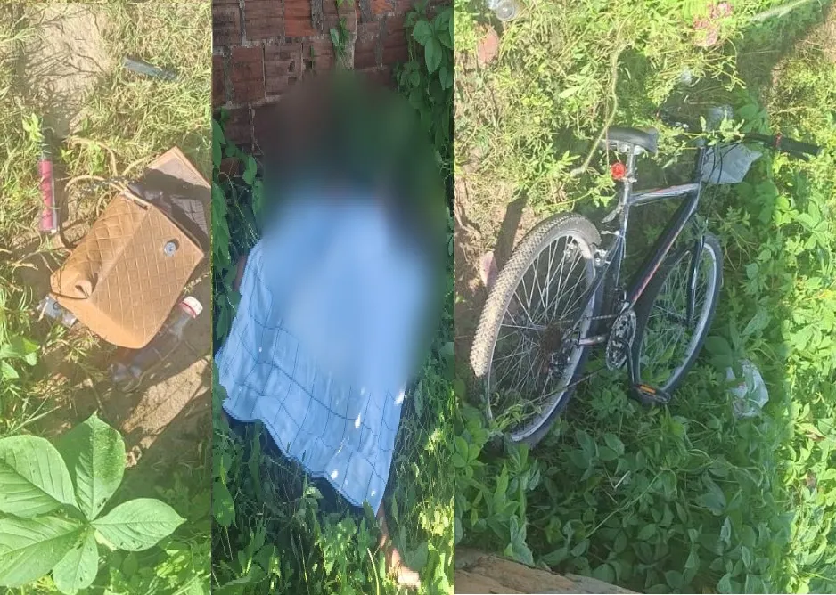 Mulher é encontrada morta sem roupas íntimas em terreno baldio no litoral do Piauí.