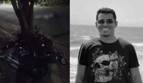 Homem morre após bater moto em arvore na cidade de Parnaíba.