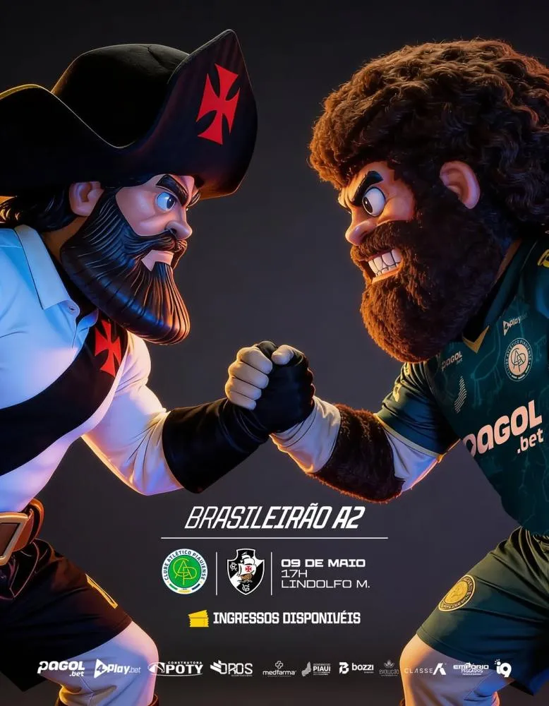 É hoje Atlético-PI x Vasco: veja onde assistir ao vivo, horário e prováveis escalações.
