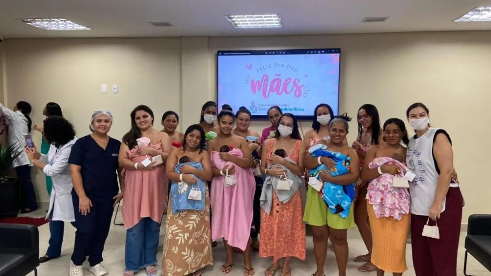 Nova Maternidade Dona Evangelina Rosa promove semana especial para mães de bebês internados.