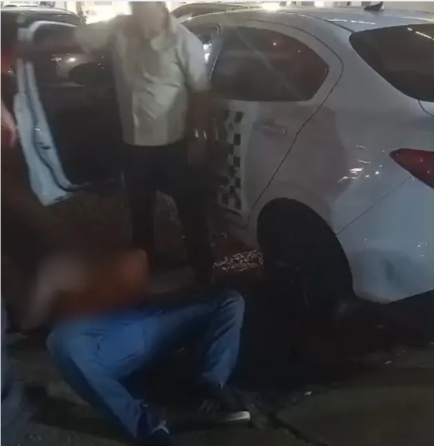 Taxista esfaqueia motorista de aplicativo durante discussão no Aeroporto de Teresina.