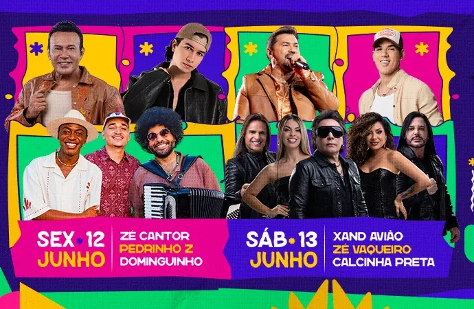 Teresina recebe, nos dias 12 e 13 de junho, mais uma edição do Folguedos São João, considerado um dos maiores festivais junino do Piauí.